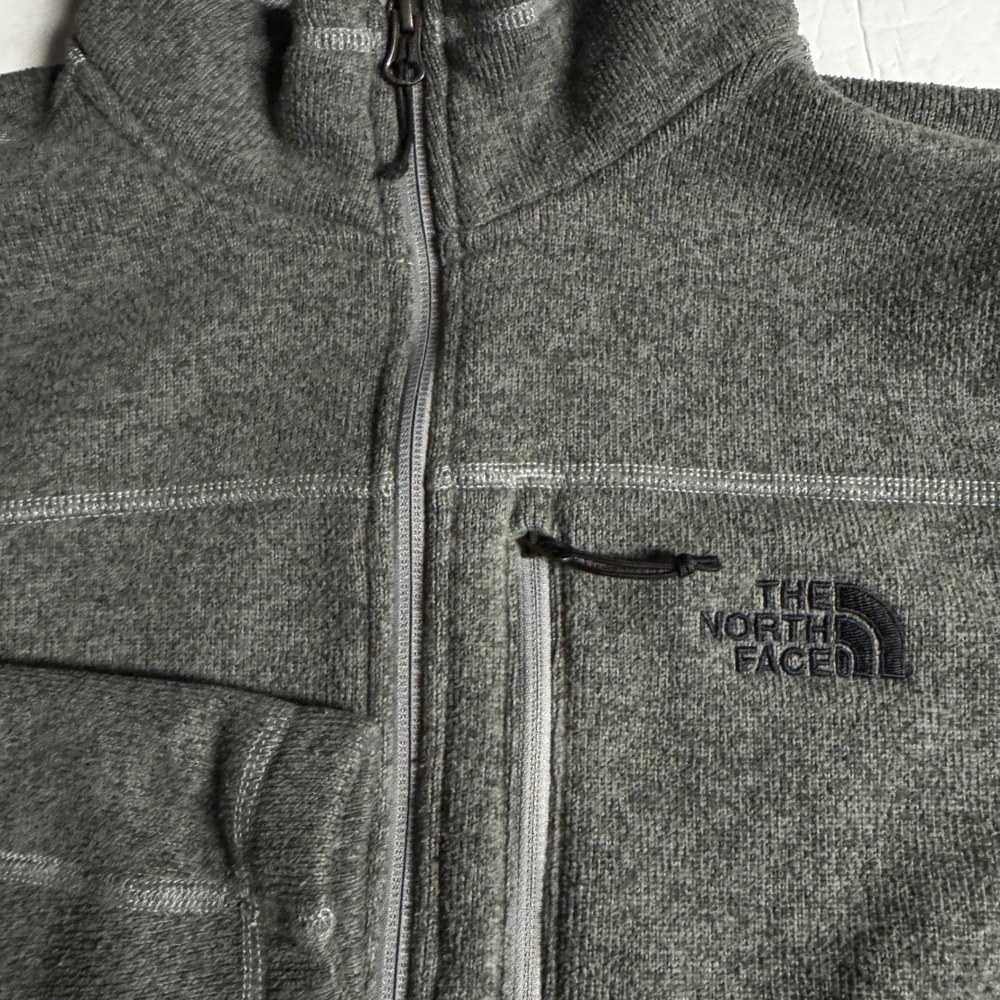 The North Face Gordon Lyons Quarter‎ Zip Fleece Pullover Gray Mens Medium
